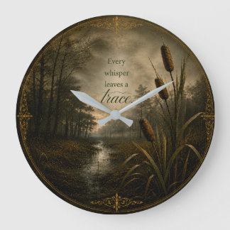 Flüstern in Hollow Creek - Juliet Thorne  Große Wanduhr