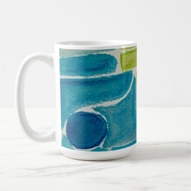 Flüstern in Neocolor Kaffeetasse (Links)
