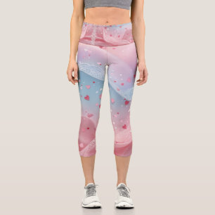 Flüstern in Spitze Capri Leggings