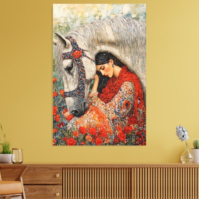 Flüstern Leinwanddruck (Insitu (Wohnzimmer))