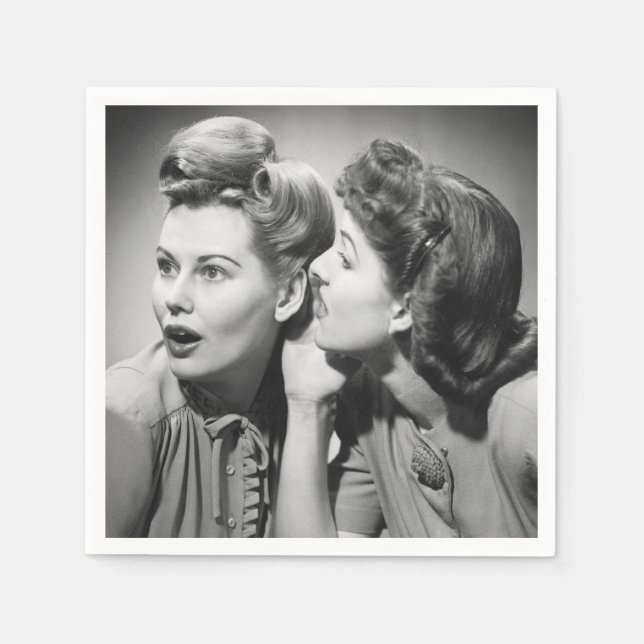 Flüstern Serviette (Vorderseite)