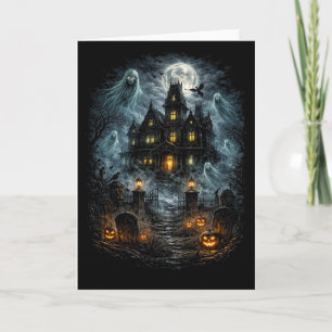Flüstern von Blackwood Manor Feiertagskarte