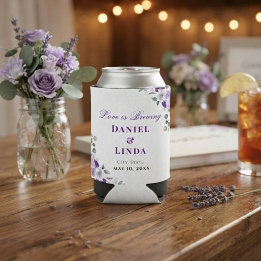 Flüstern von Lavendel: Eleganz in Blüte Dosenkühler