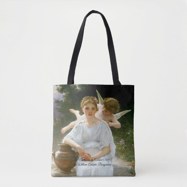 Flüstern von Liebe durch Bouguereau Tasche (Vorderseite)