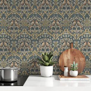 Flüstern von Vögeln Jugendstil-Wallpaper Tapete