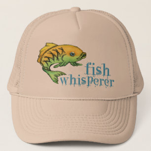Flüstern zu den Fischen! Hut das Fischen des Truckerkappe