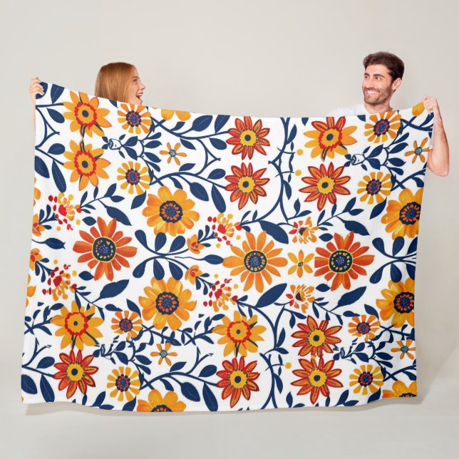 Flüsternblüten 60x80 Fleece Blanket (Beispiel)
