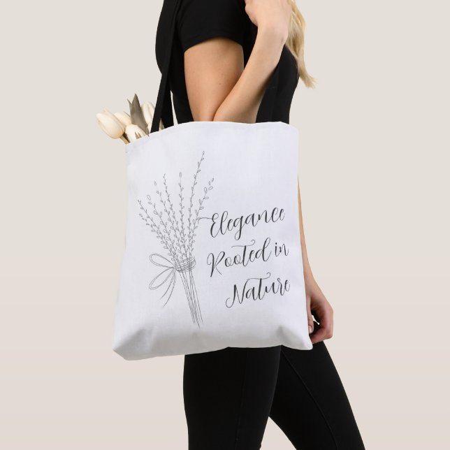Flüsternde Zweige Botanik-Tasche Tasche (Von Nahem)