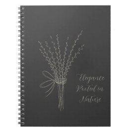 Flüsternde Zweige Botanisches Notizbuch Notizblock