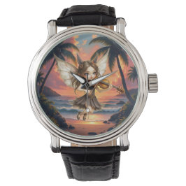 Flüsternden Saiten der Sonnenuntergangsfee. Armbanduhr