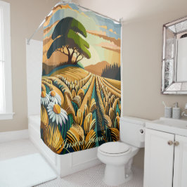 Flüsterweizen Duschvorhang