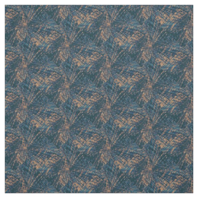 Flut des abstrakten Pfauenmusters Stoff (Muster)