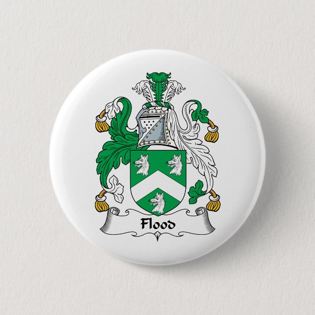 Flut-Familienwappen Button (Vorderseite)