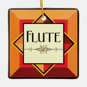 Flutdekorativer Block Keramikornament