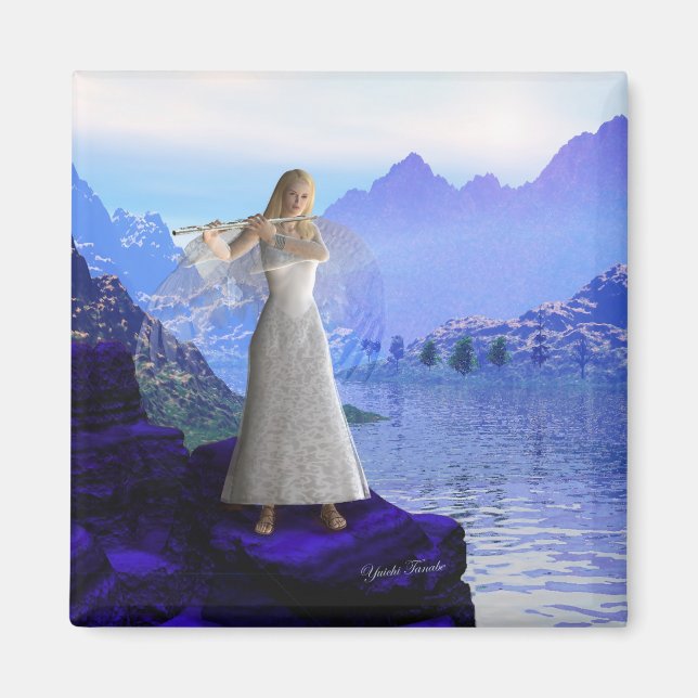 Flute Angel 2 Magnet (Vorne)