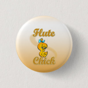 Flute Chick Button