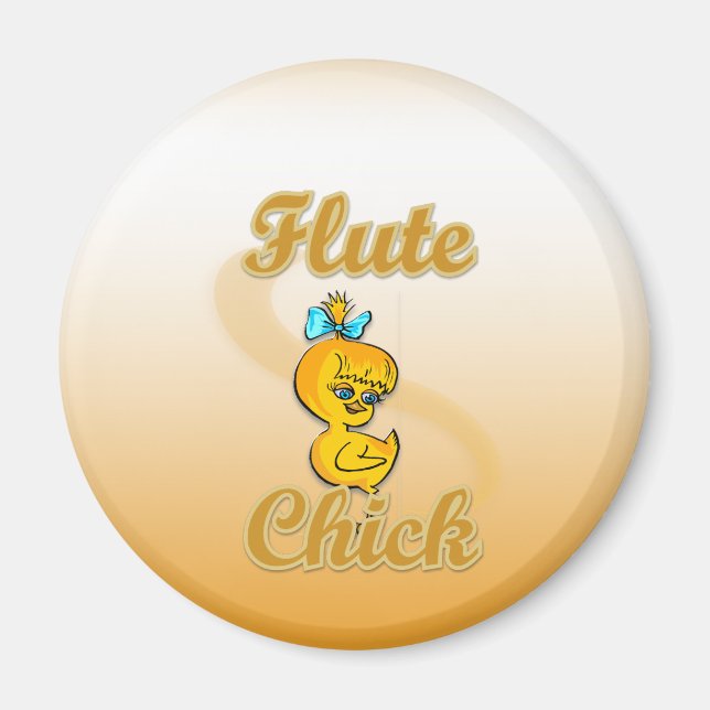 Flute Chick Magnet (Vorne)