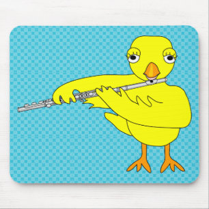 Flute Chick Mousepad