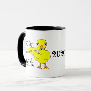 Flute Chick Text Tasse