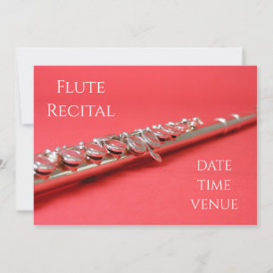 Flute Erwägung elegante Konzertleistung Einladung