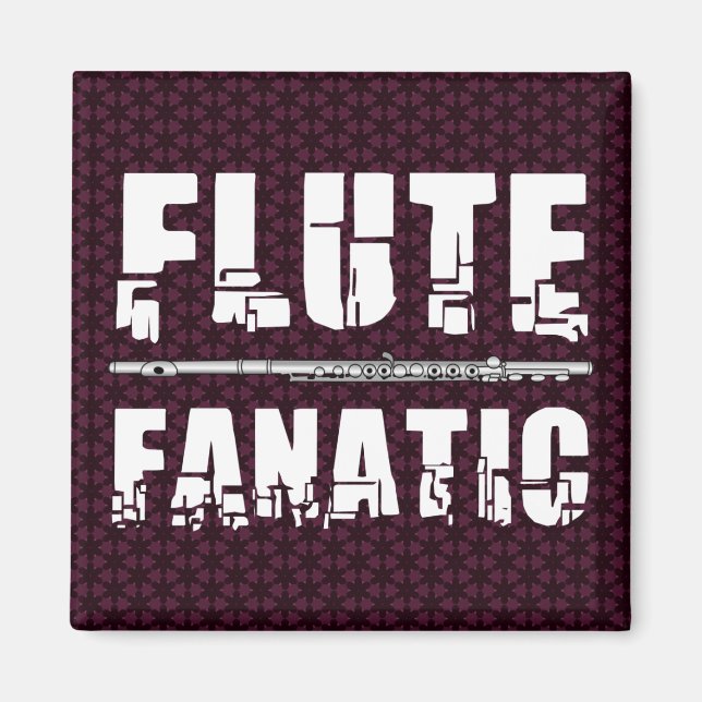 Flute Fanatic Magnet (Vorne)