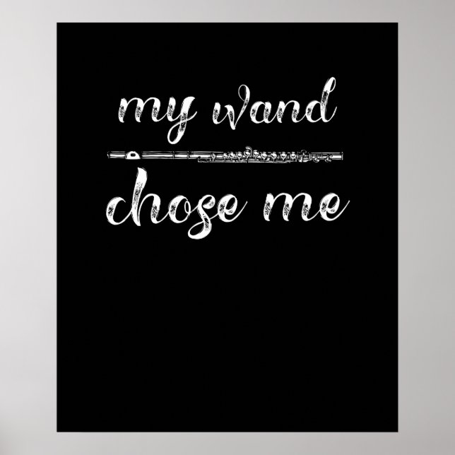 Flute - Flutist mein Wand wählt mir Geschenke Poster (Vorne)