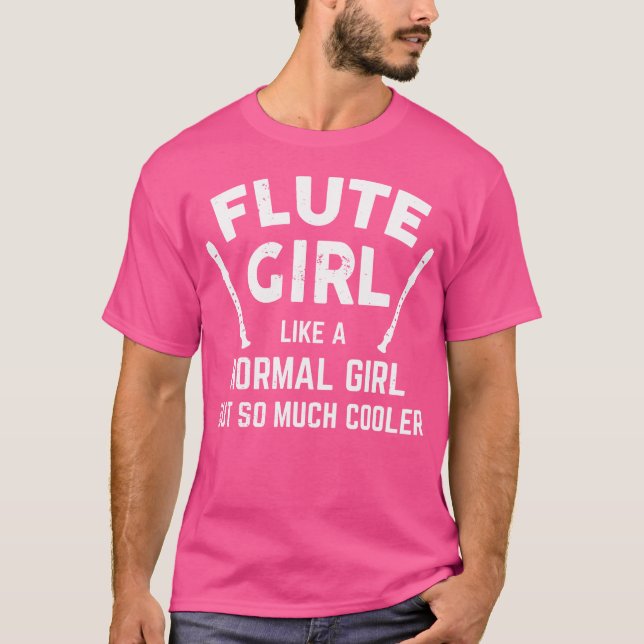 Flute Girl T-Shirt (Vorderseite)