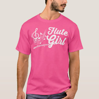 Flute Instrument Tshirt Bande Marche Chemise Flute