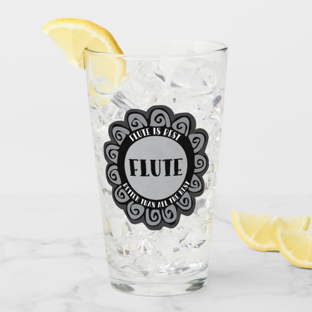 Flute ist am besten glas (Vorderseite Ice)