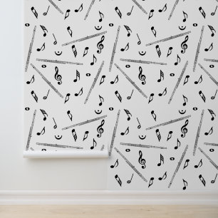 Flute Music Note Tapete
