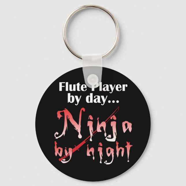 Flute Ninja Schlüsselanhänger (Vorderseite)