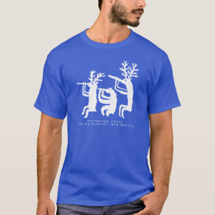 Flute Player Petroglyph T - Shirt