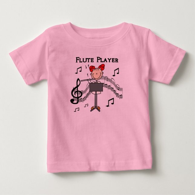 Flute Player-Shirt Baby T-shirt (Vorderseite)