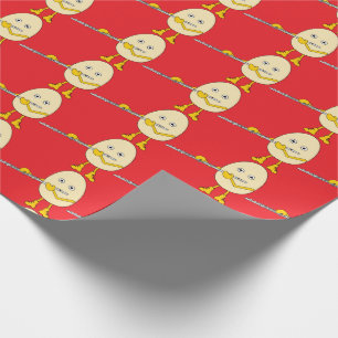 Flute Playing Egghead Geschenkpapier