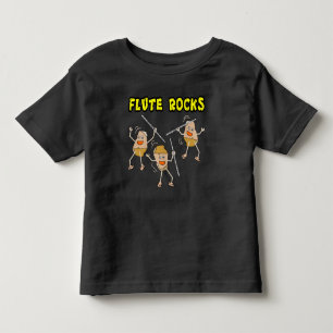 Flute Rocks Kleinkind T-shirt