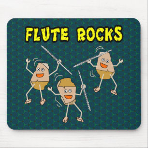Flute Rocks Mousepad