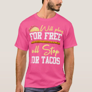 Flute Shirt Funny Taco Zitat Musiker Instrument F