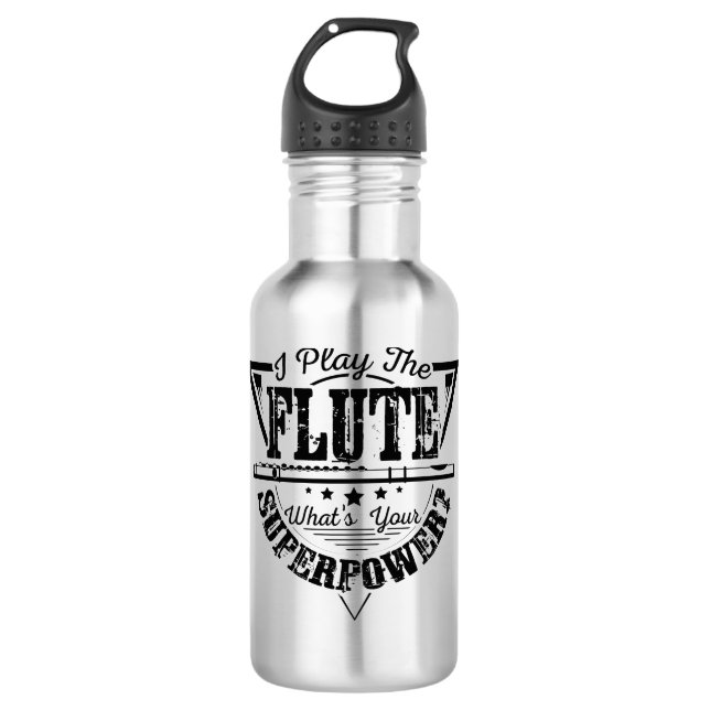 Flute Superpower Edelstahlflasche (Vorderseite)