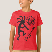 Flute zum Kokopelli-T - Shirt