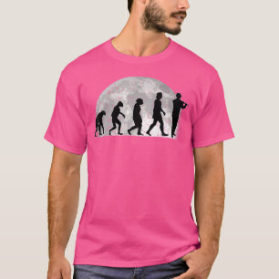 Flutist Evolution Moon Transverse Flute T-Shirt