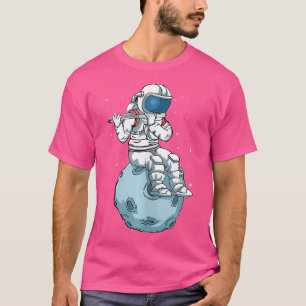 Flutist Musiker Männer Musiker Transverse Grippe T-Shirt