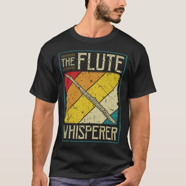 Flutist S2 Flute Player (177) T-Shirt (Vorderseite)