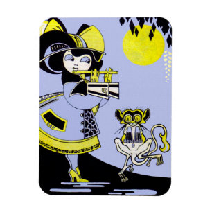 Flutist und Affe Magnet