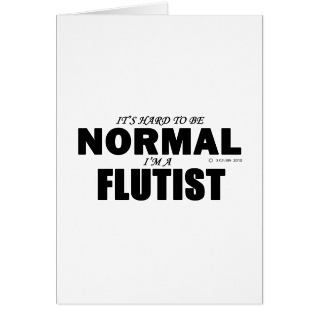Flutiste normal (Devant)