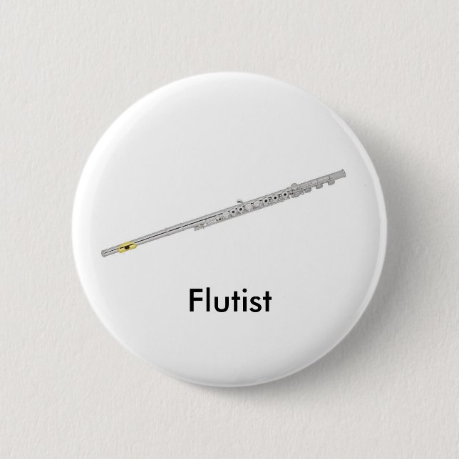 Flutistknopf Button (Vorderseite)