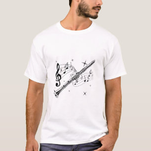 Flutmusik  Flutist Musical Instrument Gift T-Shirt