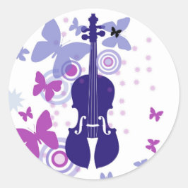 Flutter Fiddle Violine Aufkleber