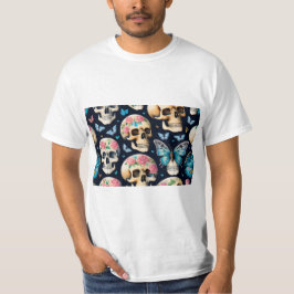 Flutter & Grace: Elegante Butterfly-T - Shirt-Desi T-Shirt