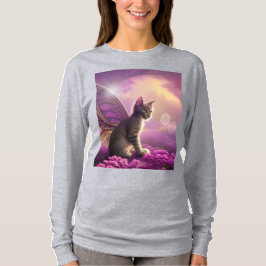 Flutter- Mytt Kitty ( LS-Shirt) T-Shirt