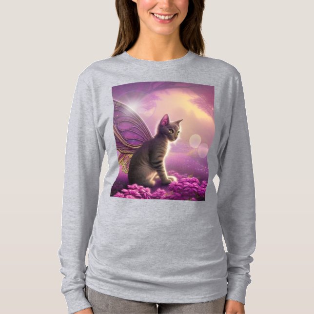 Flutter- Mytt Kitty ( LS-Shirt) T-Shirt (Vorderseite)
